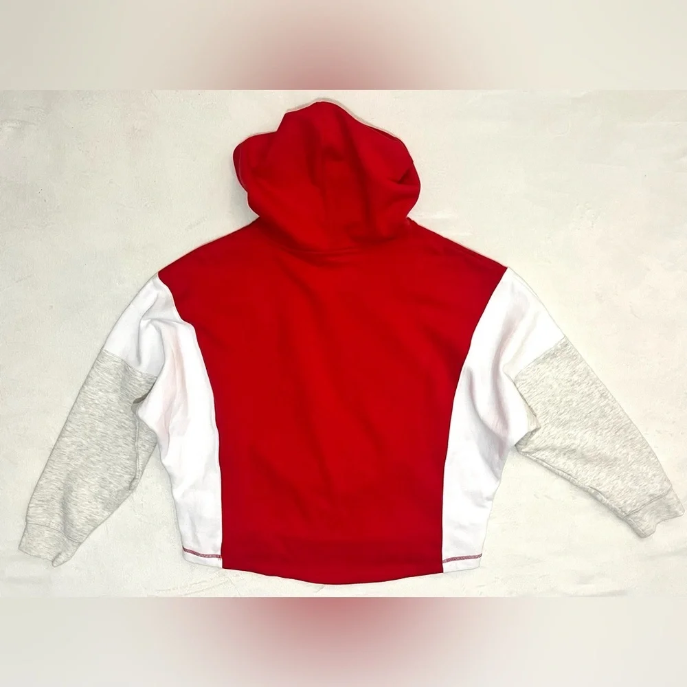 Louisville Cardinals Women’s Captivating Red White Gray Hoodie Sweatshirt